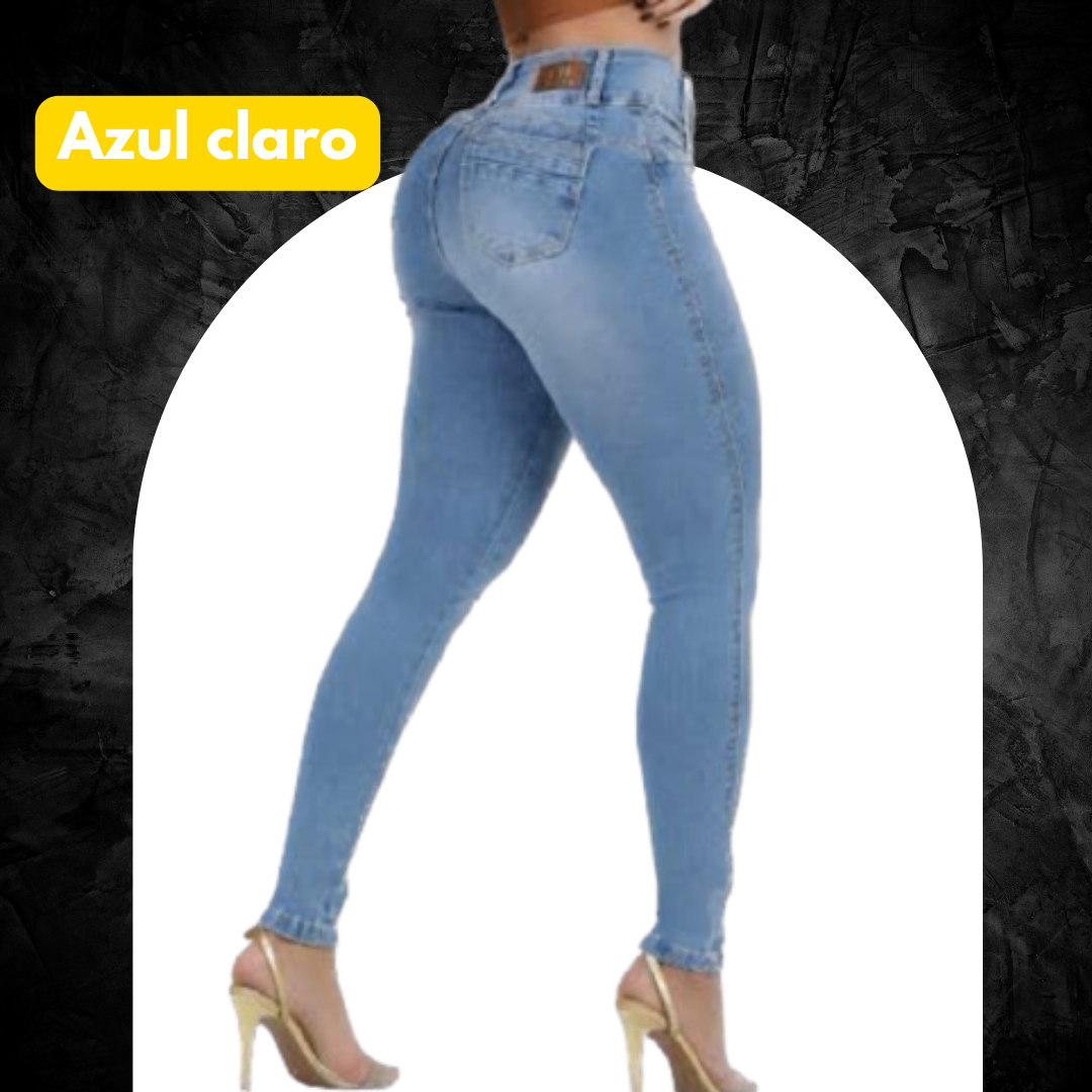 Kit 6 Calças Jeans Modeladoras + Cinto Fivela Argola Dupla de Brinde APENAS HOJE - Loja Use Luce