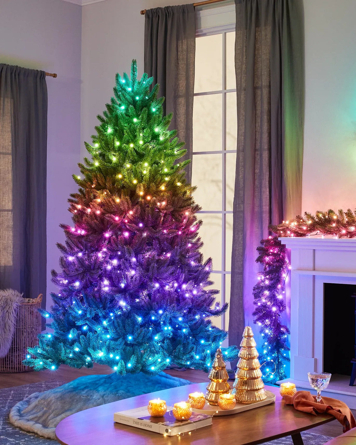 Árvore de Natal Vermont RGB Colorida com LED - Natal Use Luce ( PROMOÇÃO FINAL DE ANO )